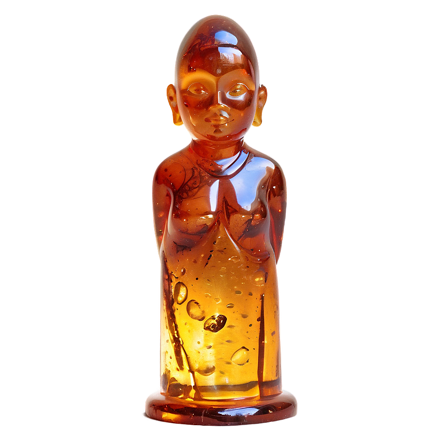 Carved Amber Figurine Png Gcq