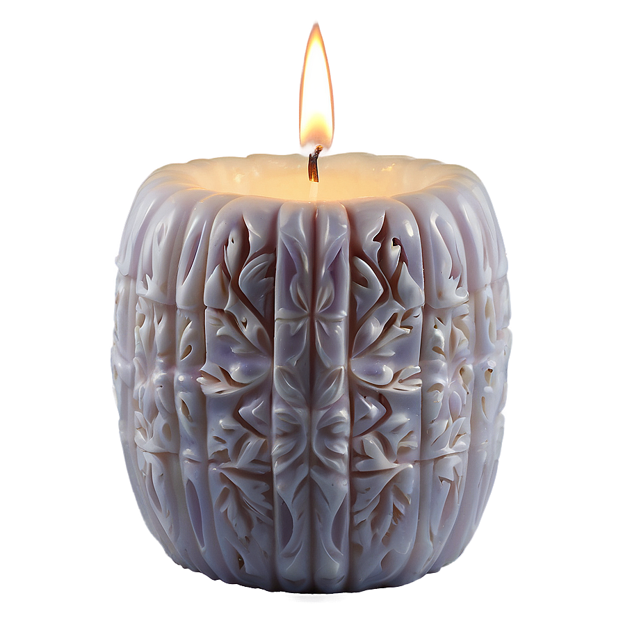 Carved Candle Png 24