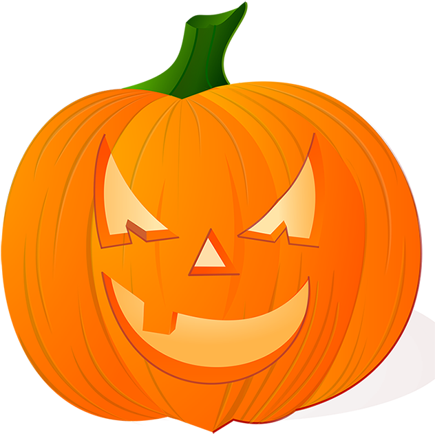 Carved Halloween Pumpkin Graphic