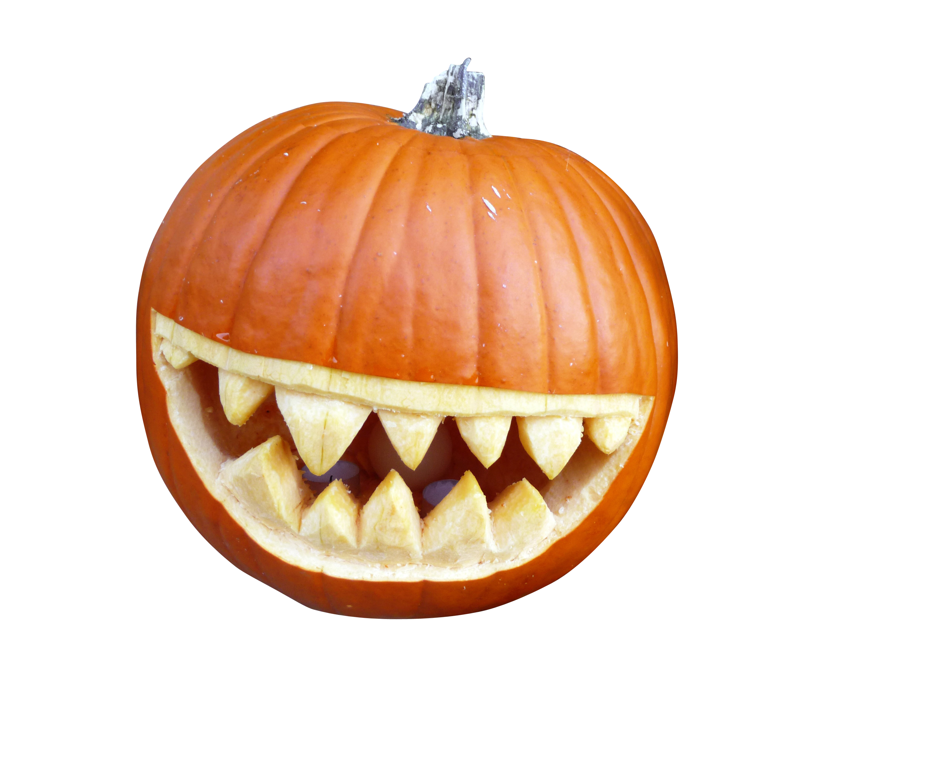 Carved Halloween Pumpkin Jack O Lantern