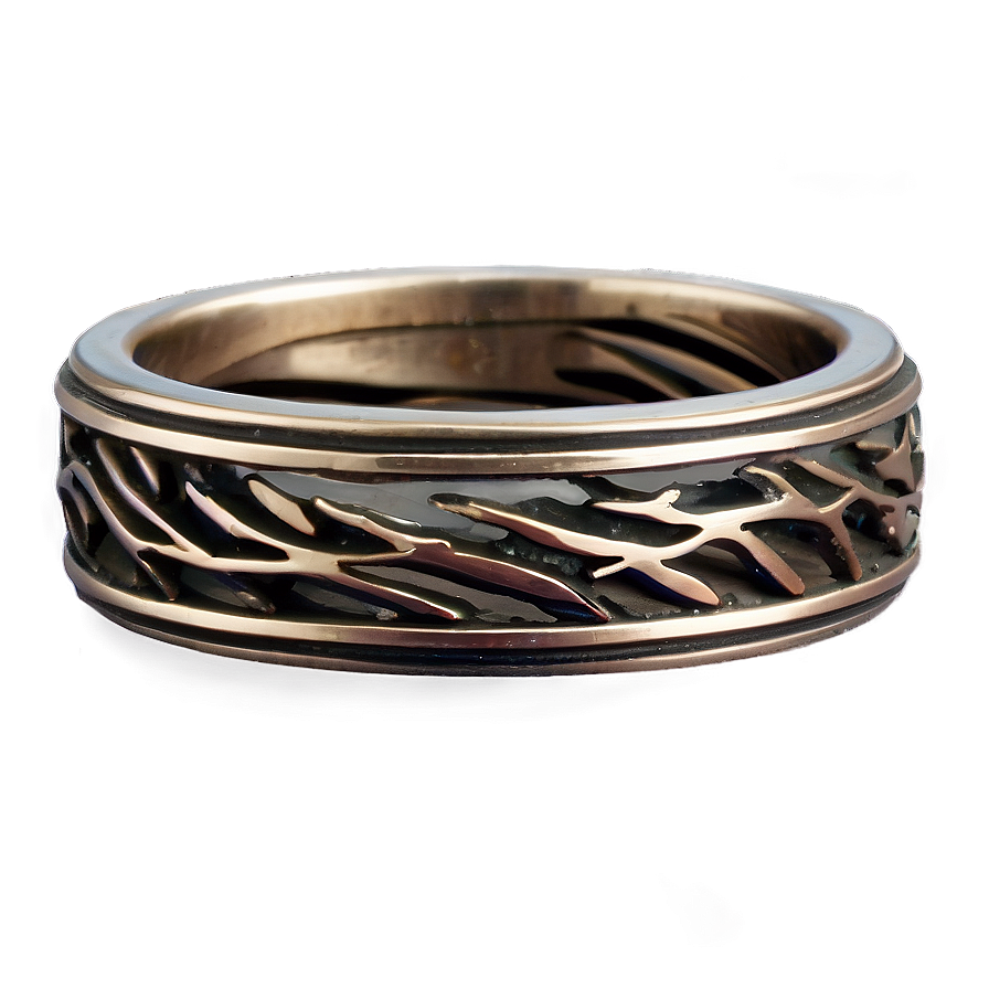 Carved Metal Ring Png Bgx87