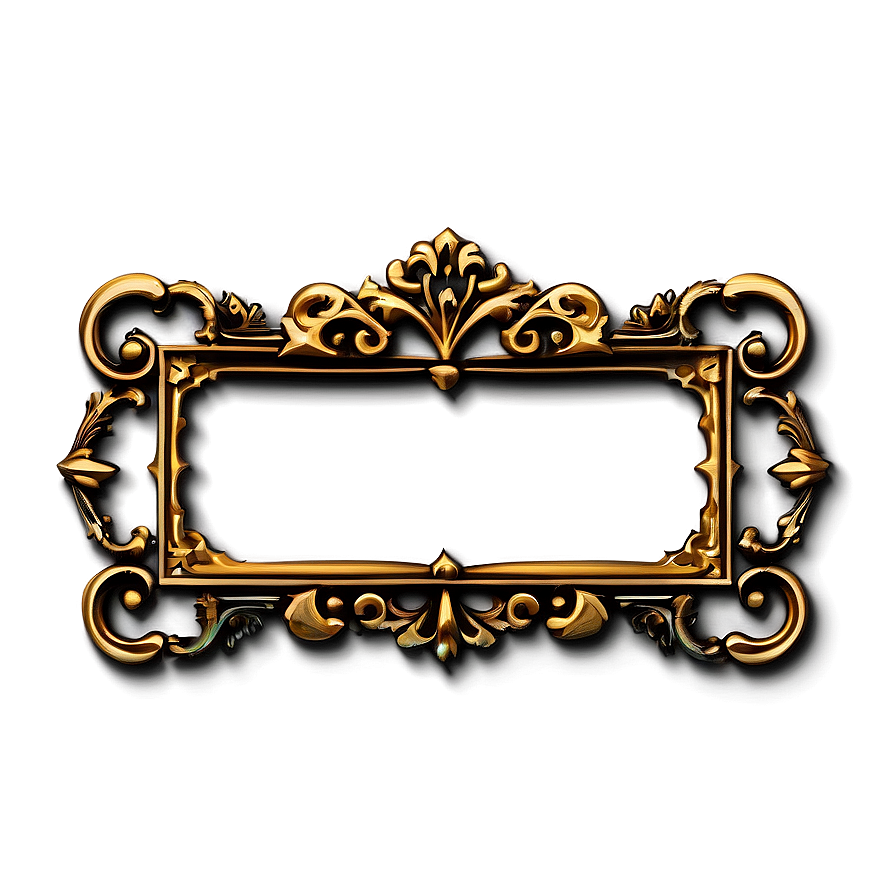 Carved Ornate Frame Png 06272024