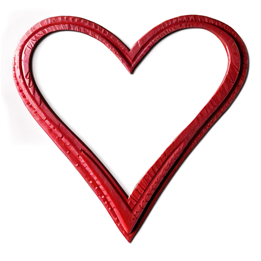 Carved Red Heart Png Lce