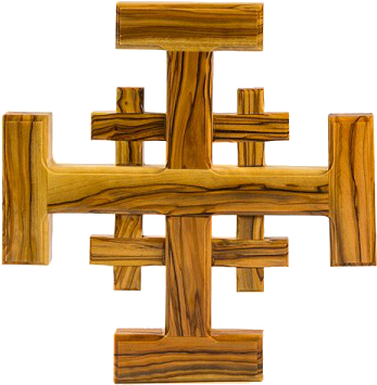 Carved Wooden Cross Design