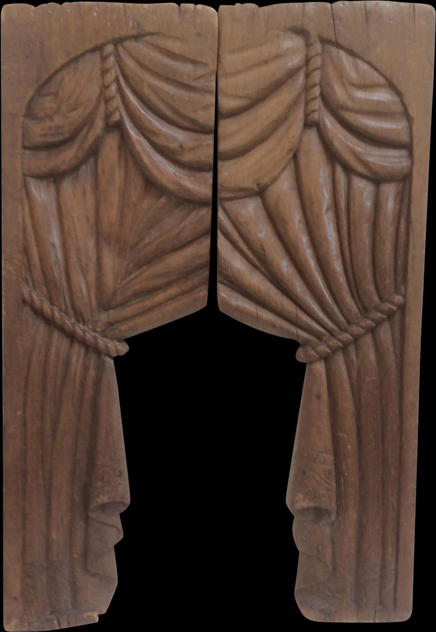 Carved Wooden Curtain Design