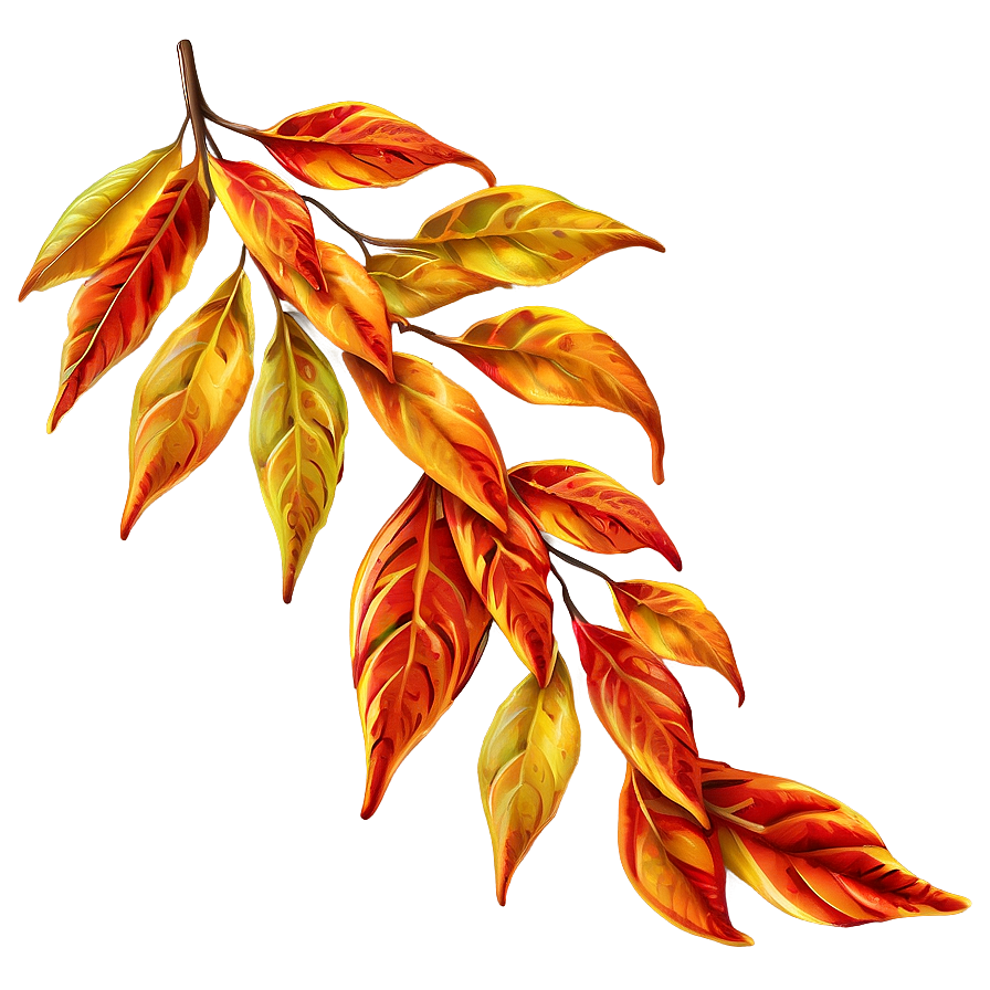 Cascading Autumn Leaves Png Ala58