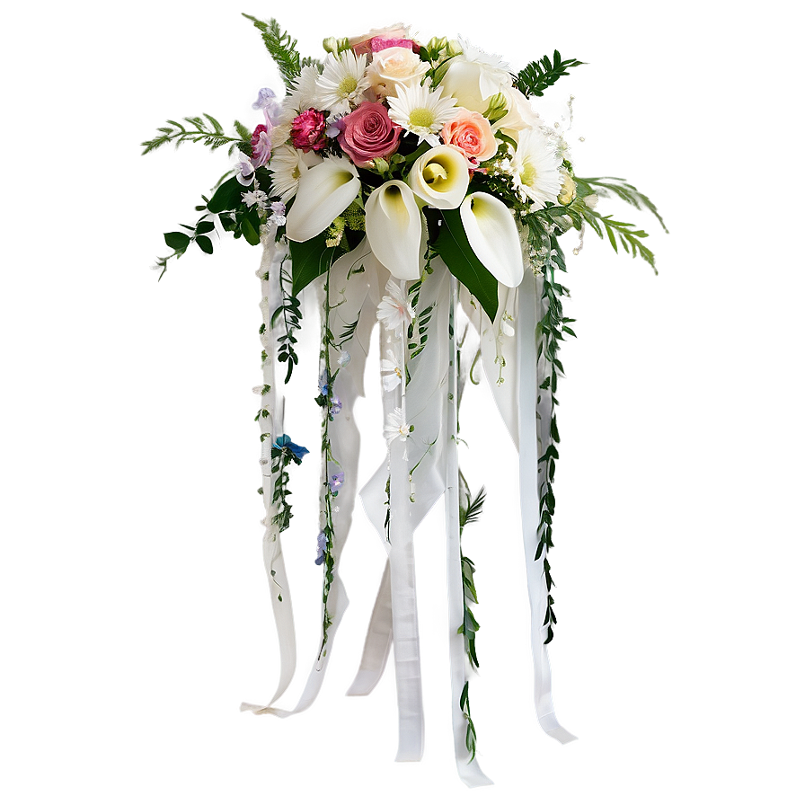 Cascading Wedding Bouquets Png 26