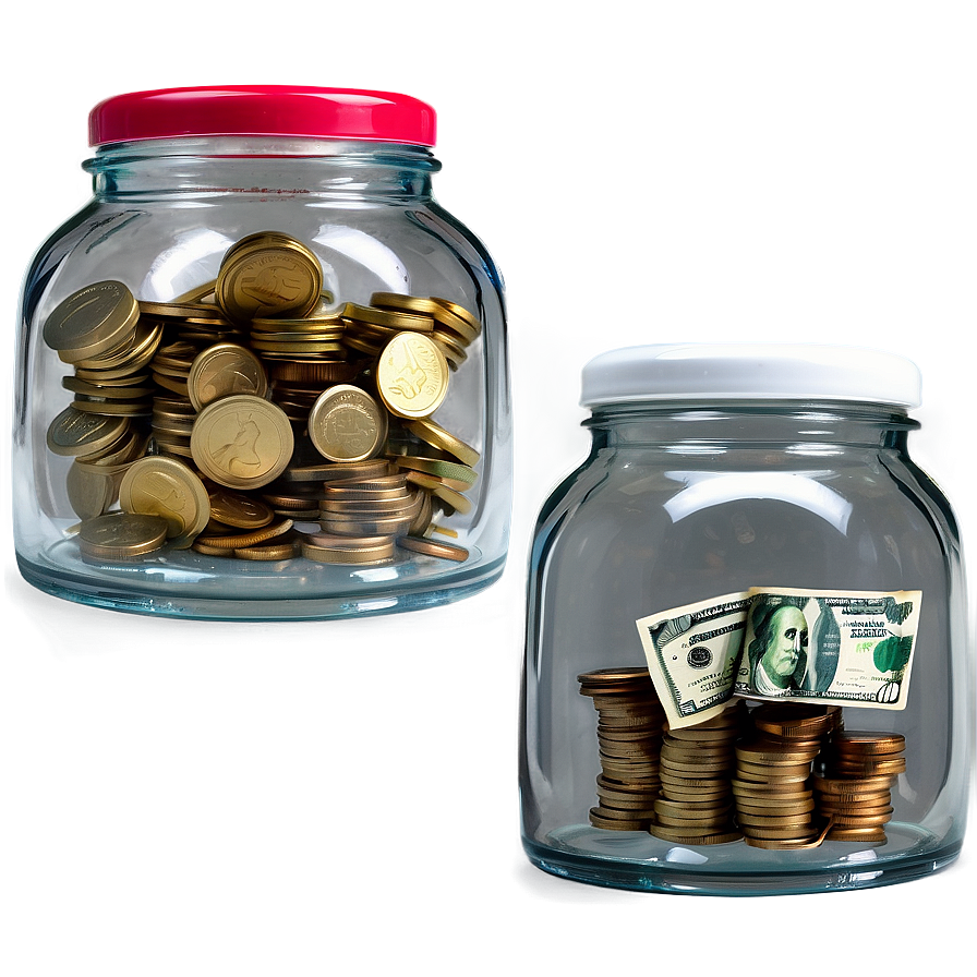 Cash Savings Jar Png 05242024