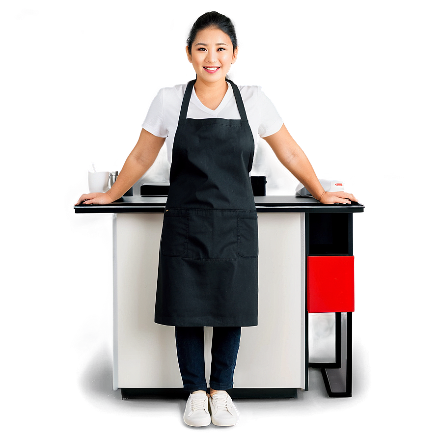 Cashier In Apron Png 68