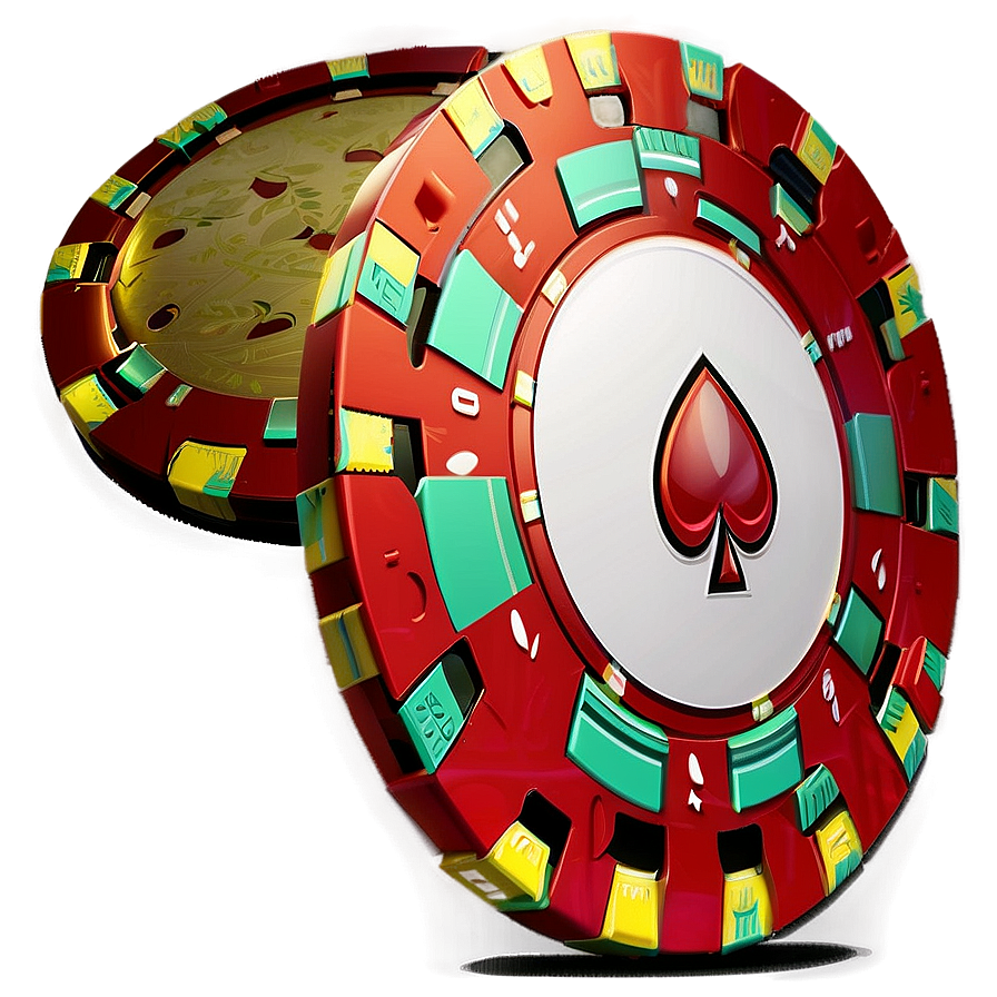 Casino Chips Spread Png 06122024