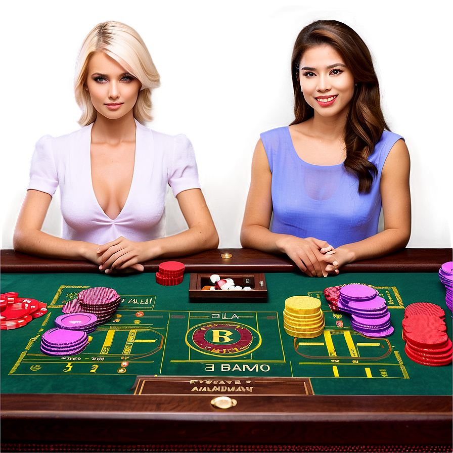 Casino Dealersat Baccarat Table