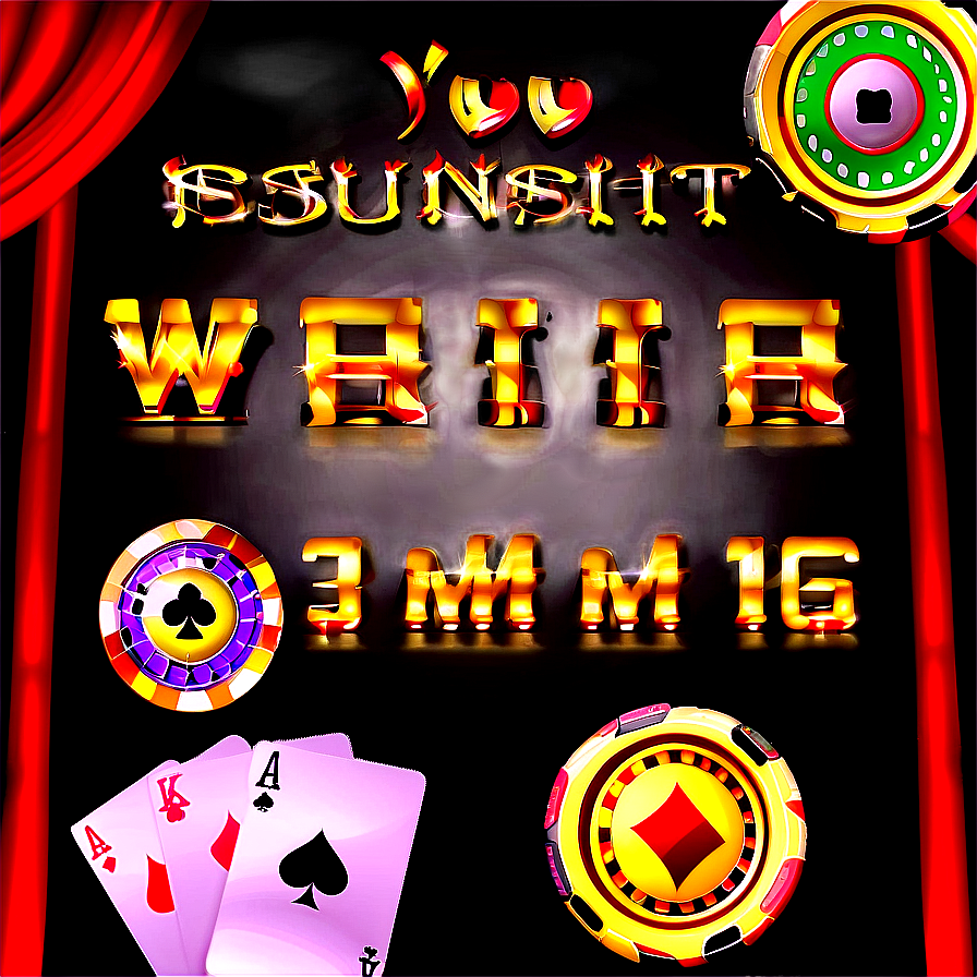 Casino Night Theme Graphic