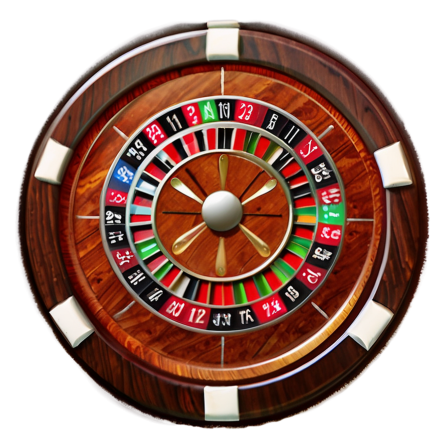 Casino Roulette Wheel Top View