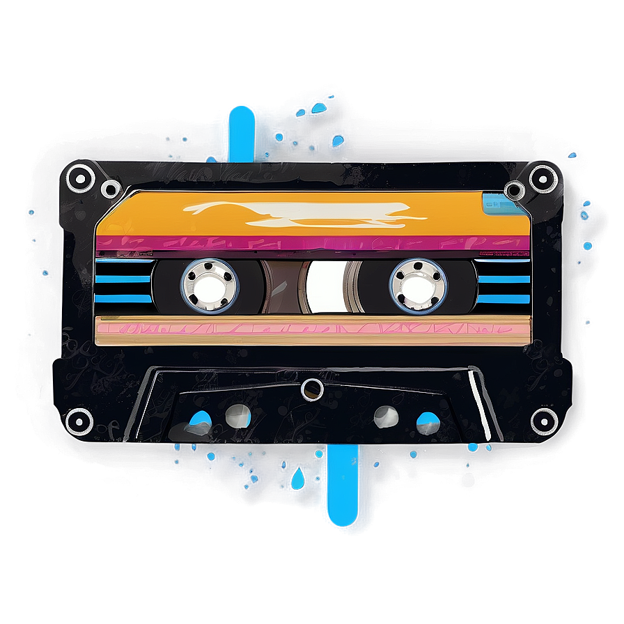 Cassette Tape Graphic Png 22