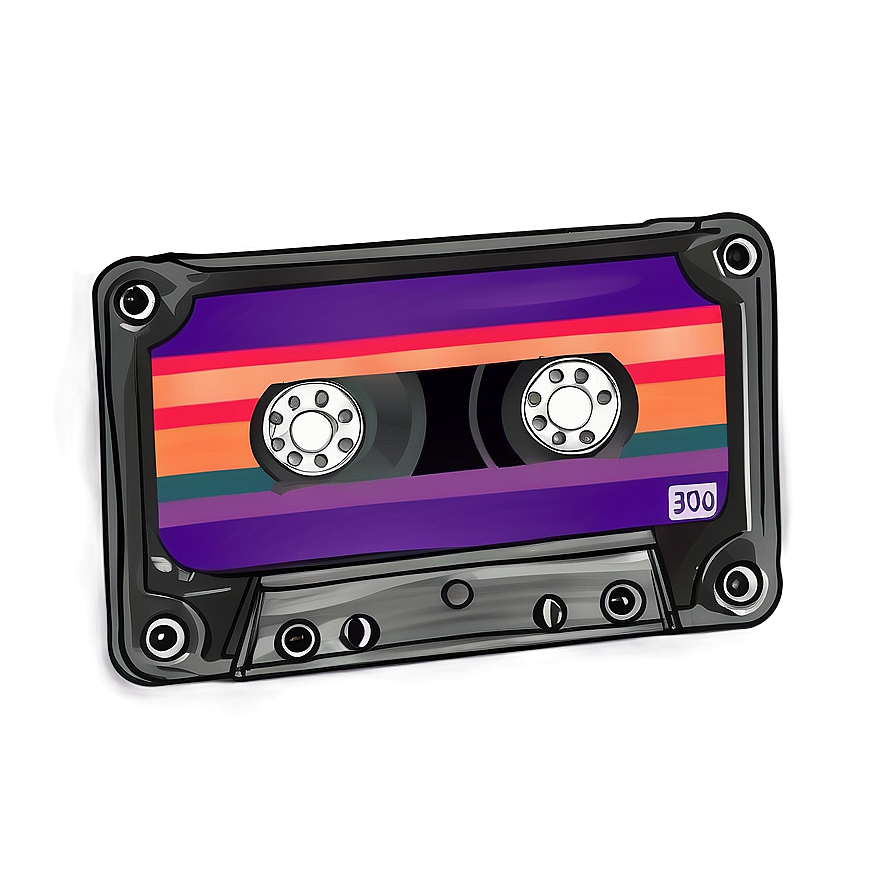 Cassette Tape Illustration Png 05252024