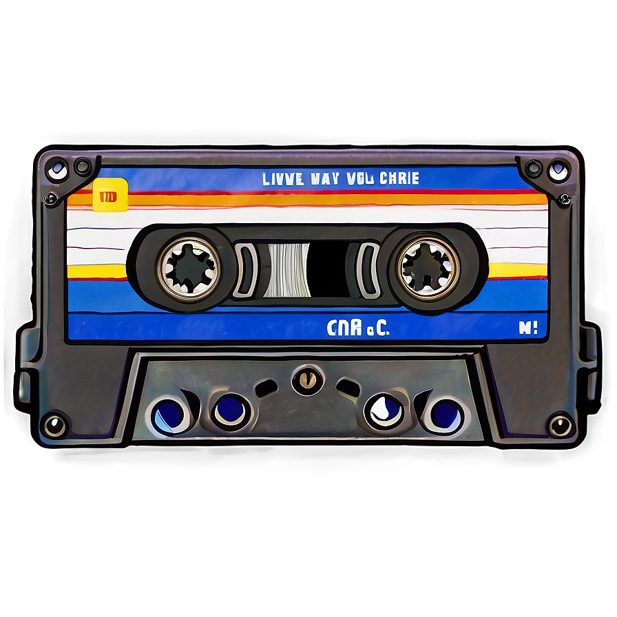 Cassette Tape With Label Png Cek63