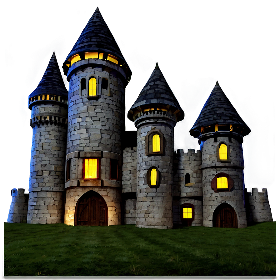 Castle At Night Png Dys