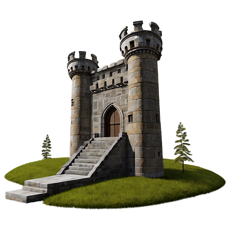 Castle In Forest Png Qvo