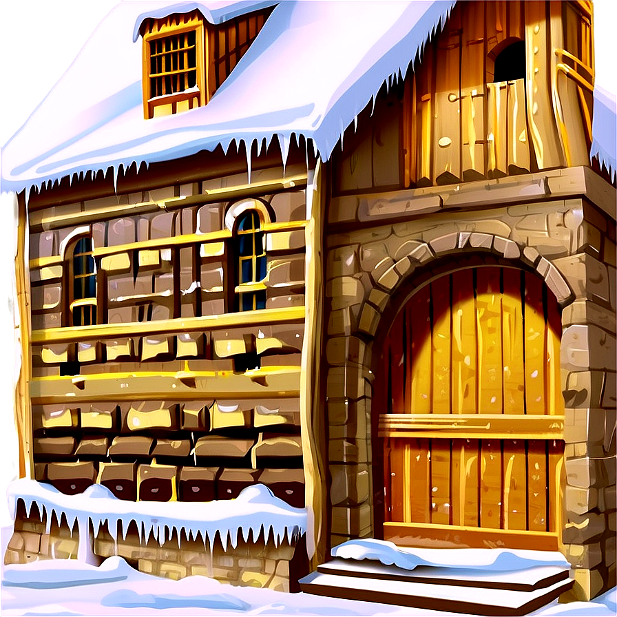 Castle In Winter Png Svc