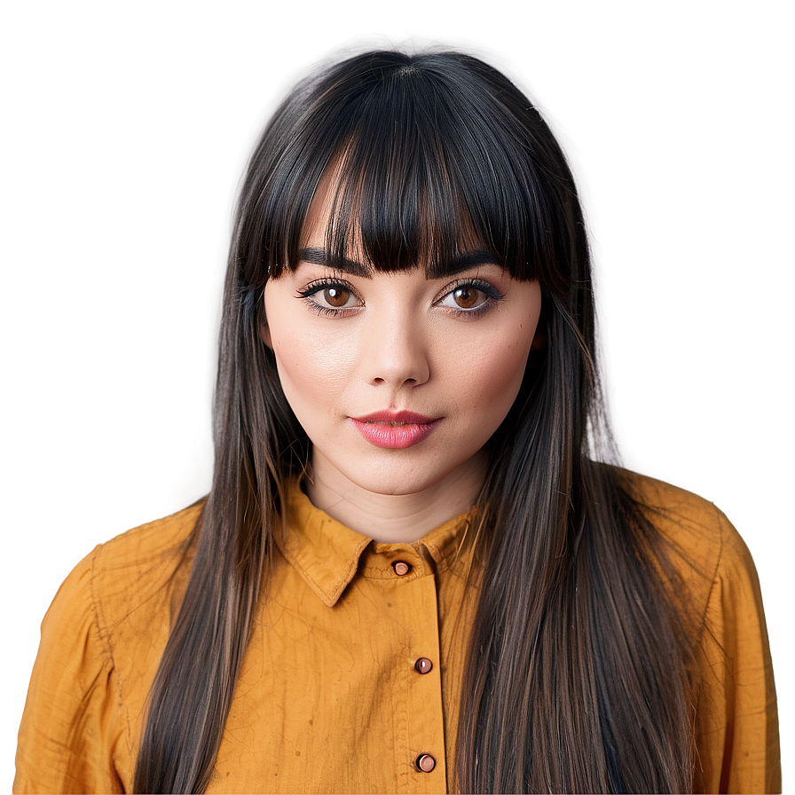 Casual Bangs Style Png Mtu