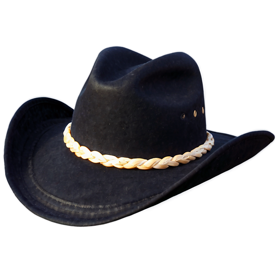 Casual Black Cowboy Hat Png Hnk