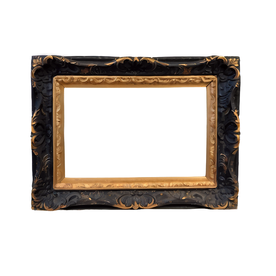 Casual Black Frame Png 4