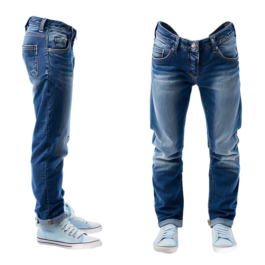 Casual Folded Jeans Png Nqs62