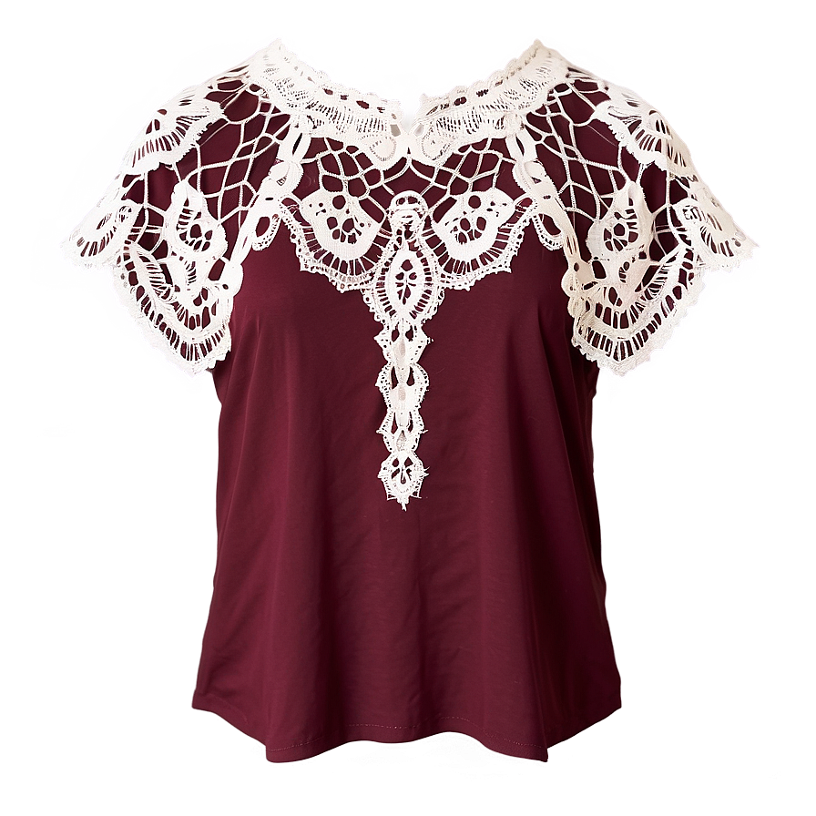 Casual Lace Top Png Cex2