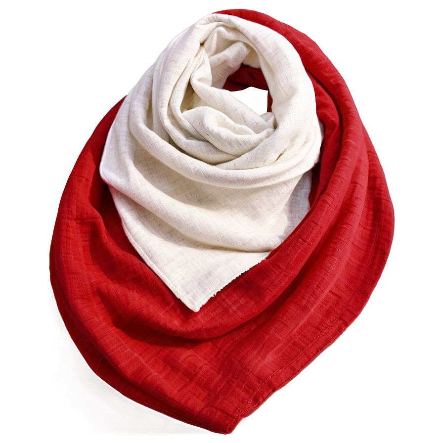 Casual Red Scarf Png 06252024