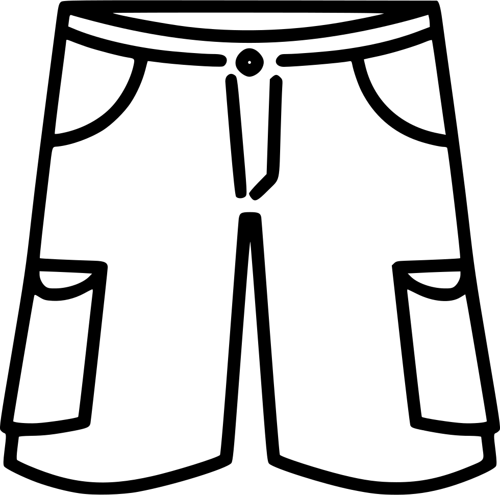 Casual Shorts Outline Graphic