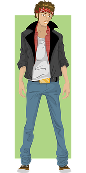 Casual Style Cartoon Man