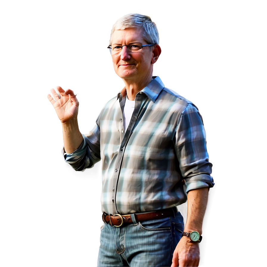 Casual Tim Cook Png Tne