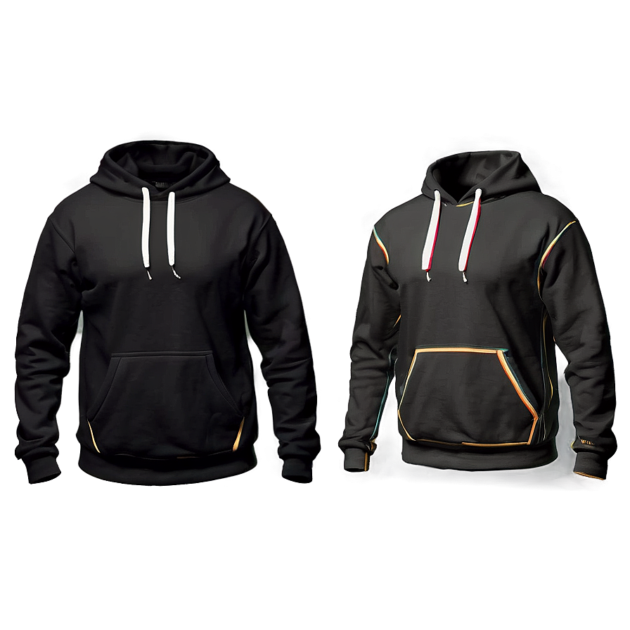 Casual Wear Black Hoodie Png Qwm