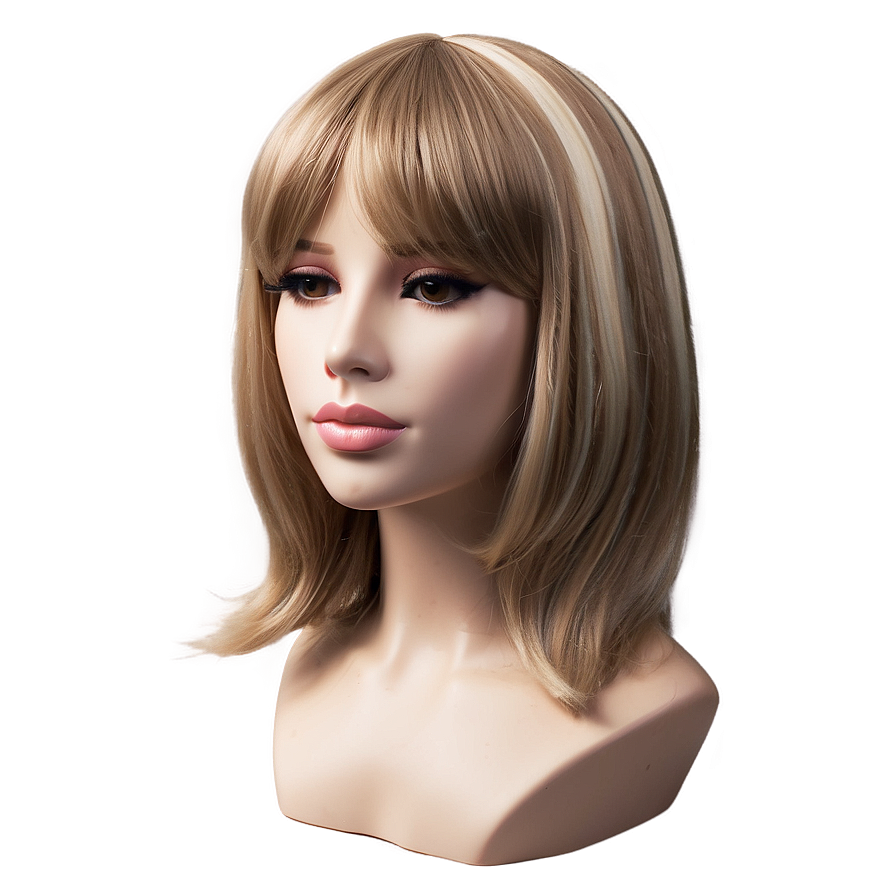 Casual Wig Png 29