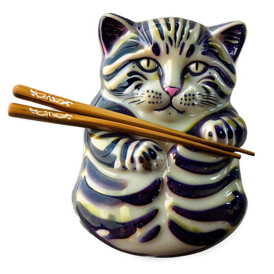 Cat Chopsticks Png Ddw89