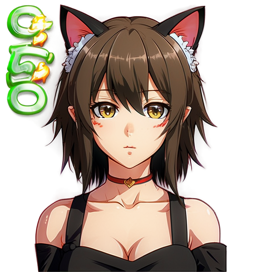 Cat Ear Anime Character Png 06212024