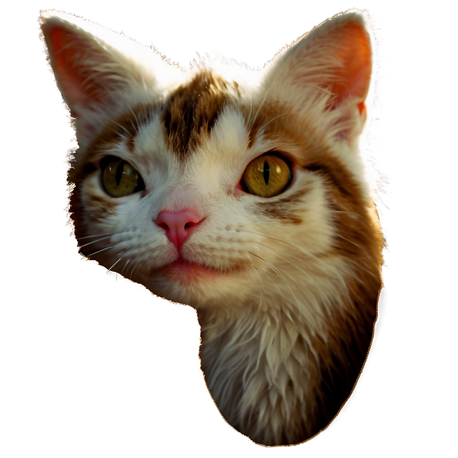 Cat Ear Sticker Png Xlx32