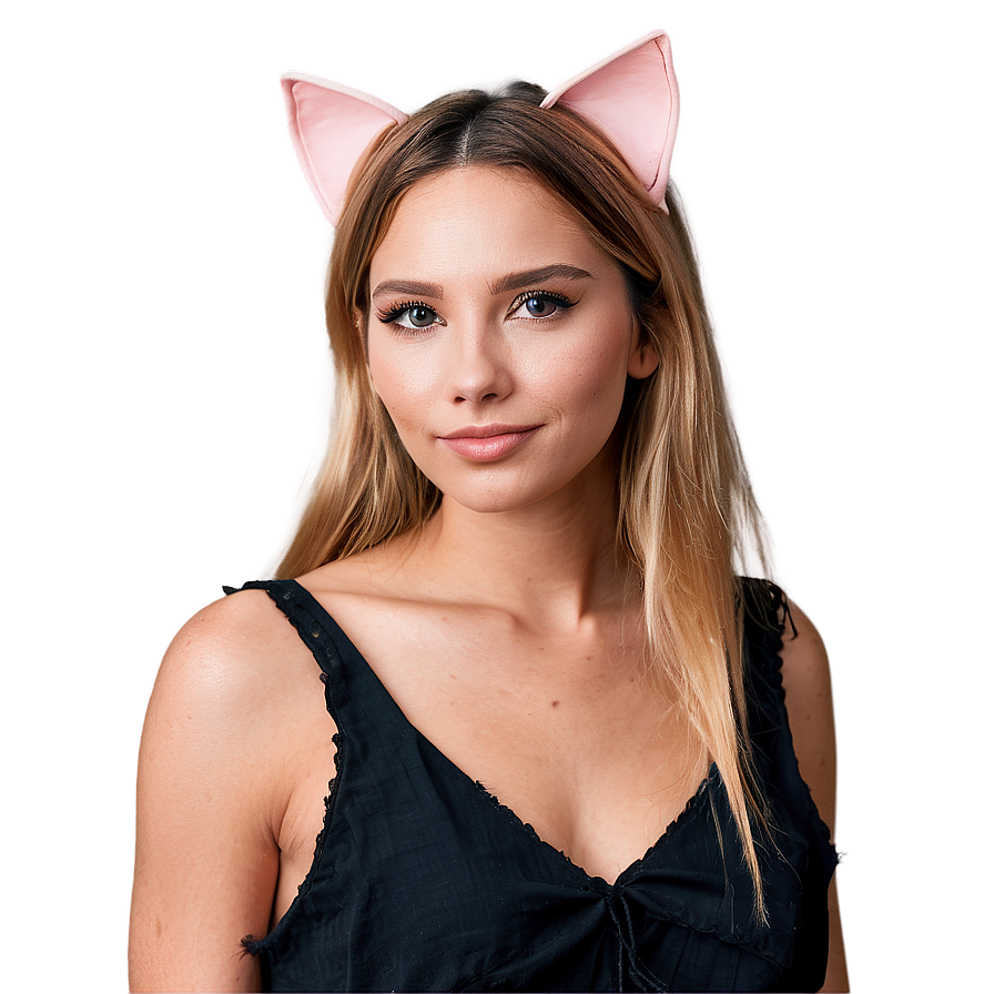 Cat Ears Fashion Statement Png Qpc63