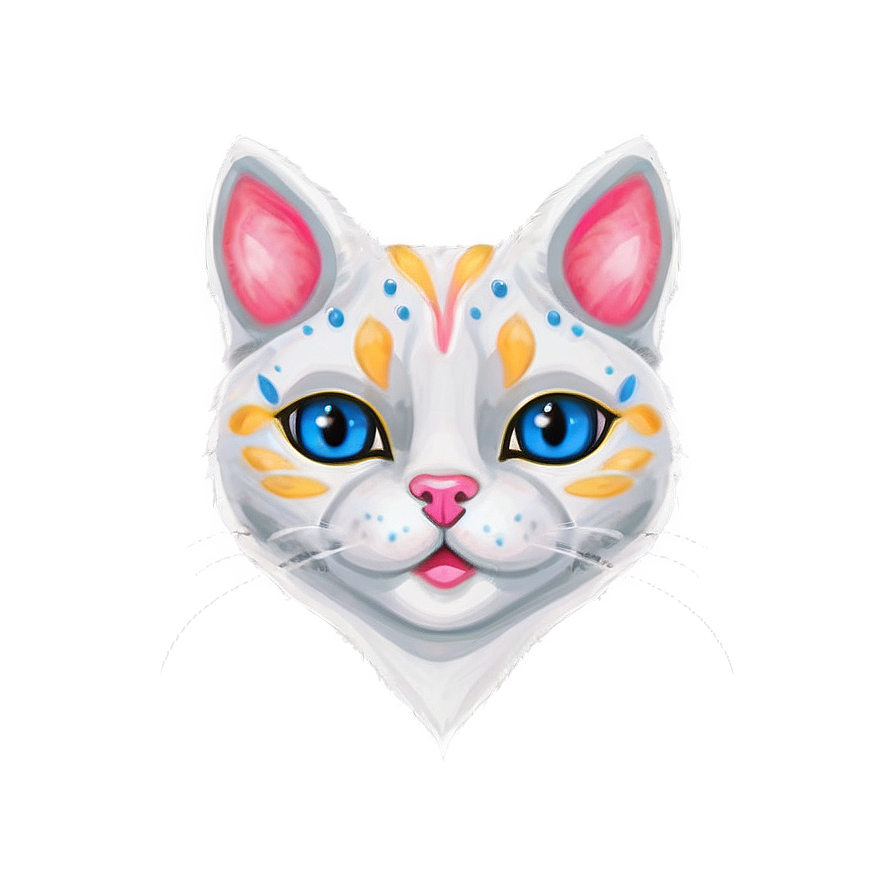 Cat Face With Heart Eyes Png Alc