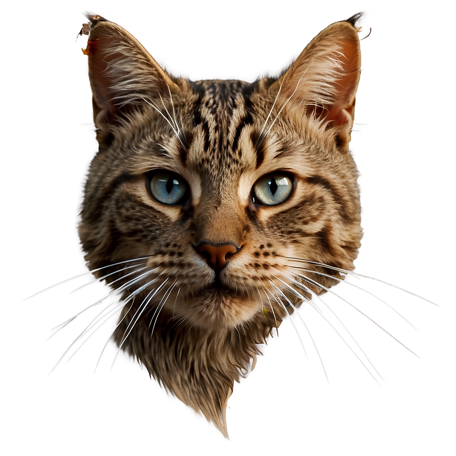 Cat Face With Whiskers Png Ebm91