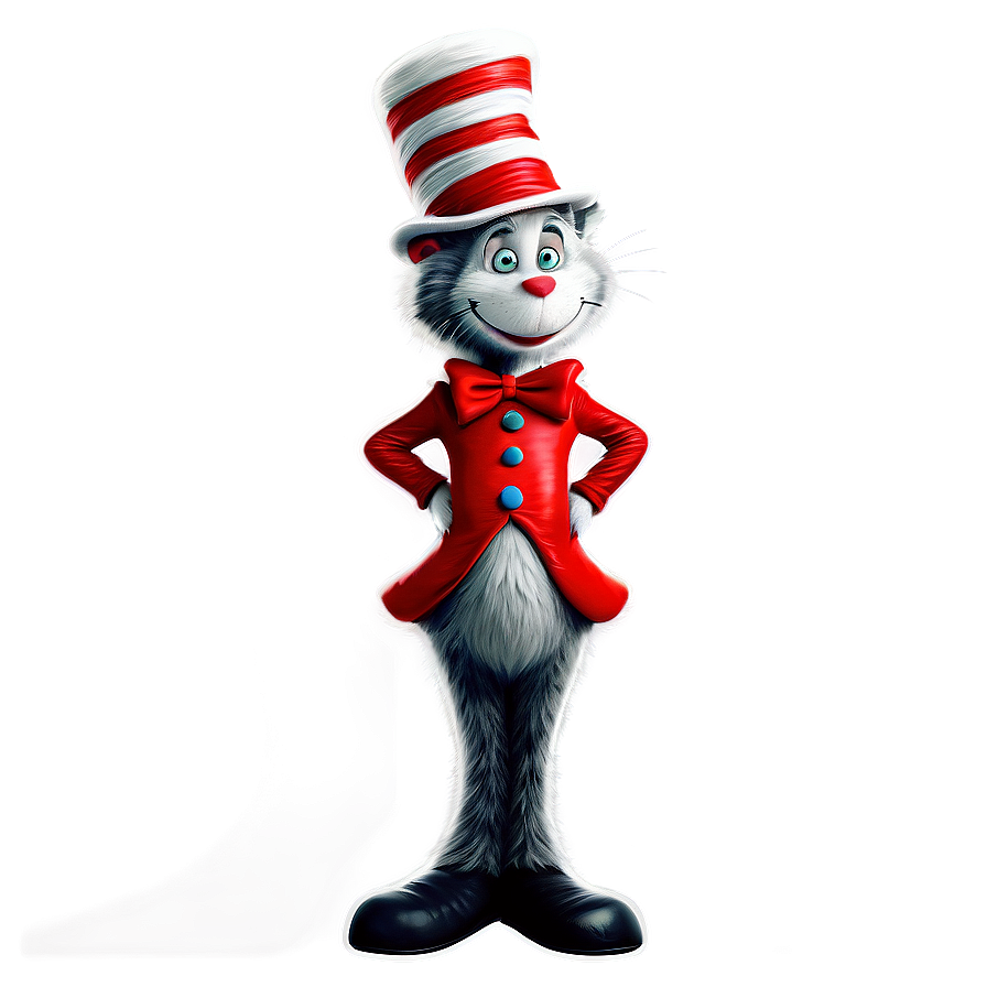 Cat In The Hat Design Png 05252024