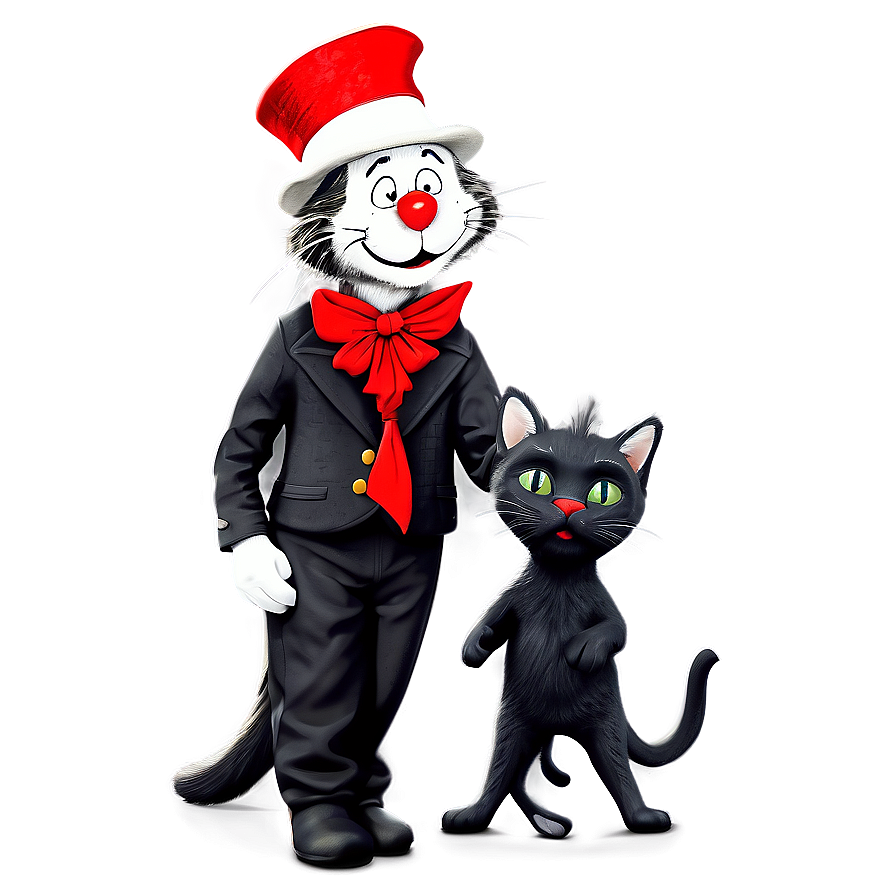 Cat In The Hat Graphic Png Pmn