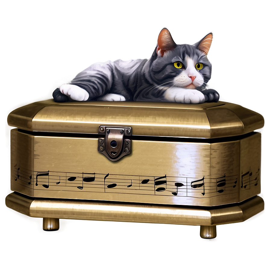 Cat Music Box Png 41