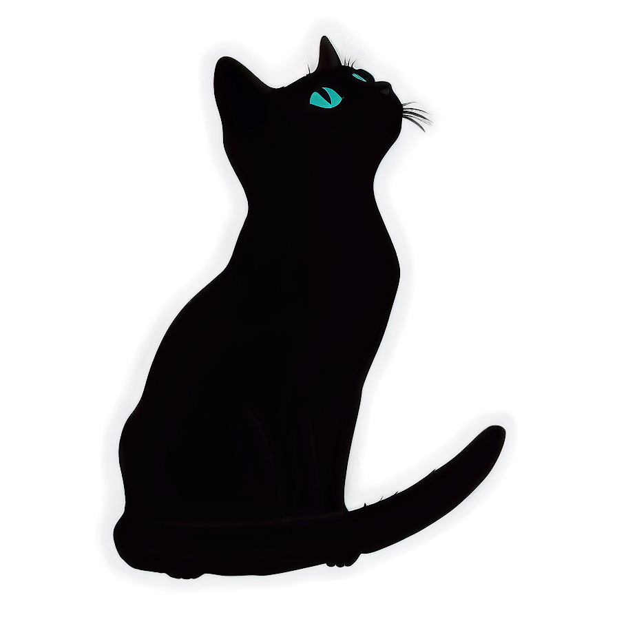 Cat Outline Silhouette Png 06122024