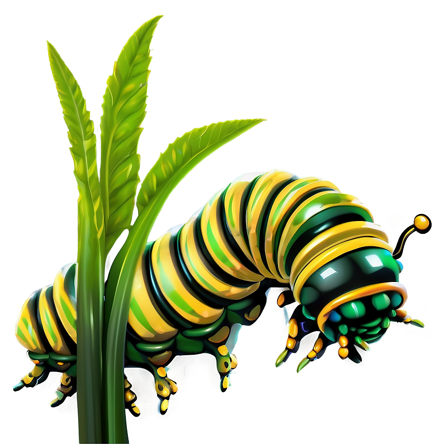 Caterpillar In Grass Png Xut