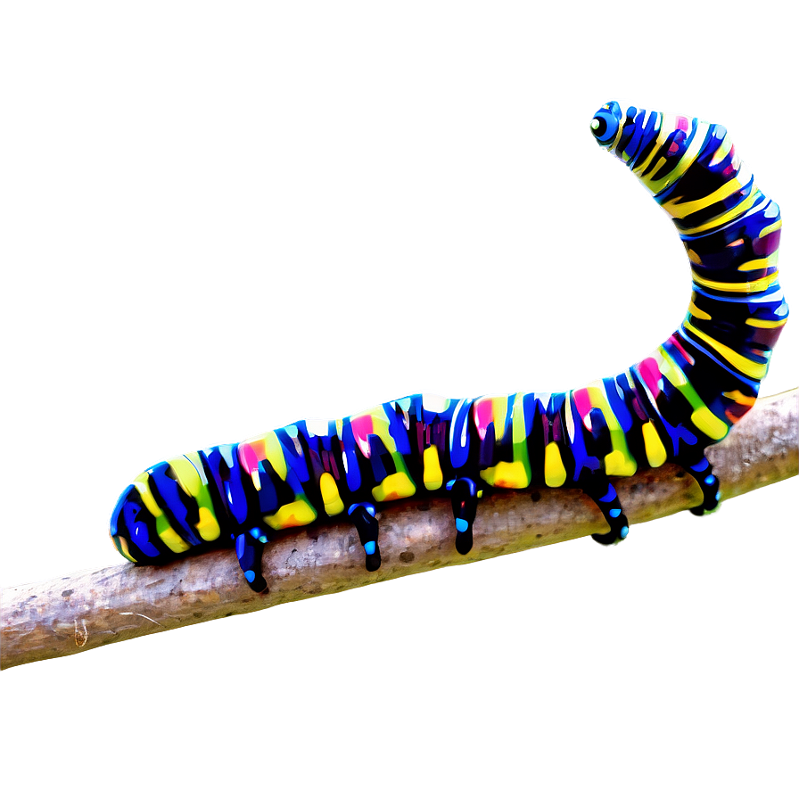 Caterpillar In Nature Png Dhv