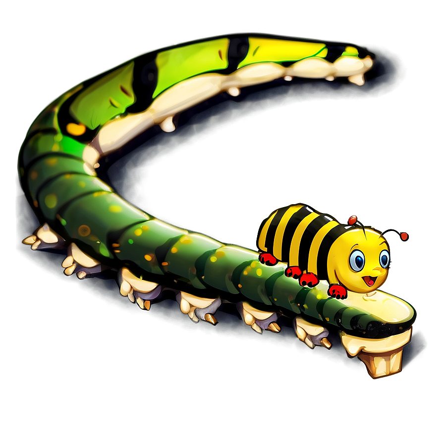 Caterpillar On A Journey Png Dgi