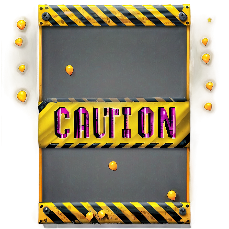 Caution Banner Png 26