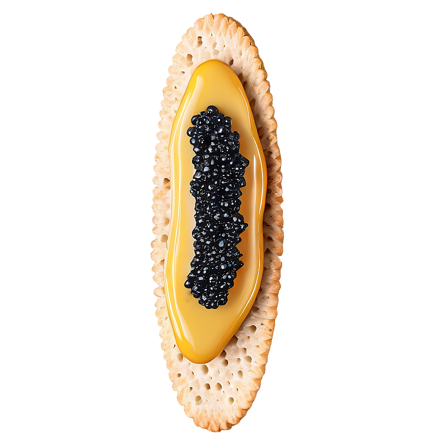 Caviar On Cracker Png 2