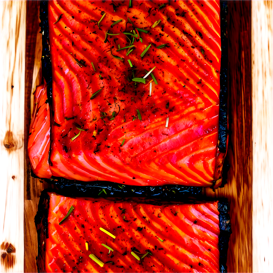 Cedar Plank Salmon Bbq Png Qrl71